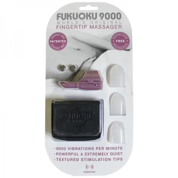 Fukuoku 9000 Fingertip Massager with Stimulating Tips Deeva Female Sex Toys Fukuoku 9000 Fingertip Massager with Stimulating Tips Deeva Female Sex Toys