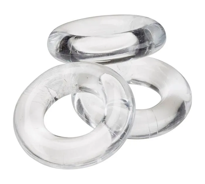 Cloud 9 Novelties Dildos Cloud 9 Cockring Combo Clear