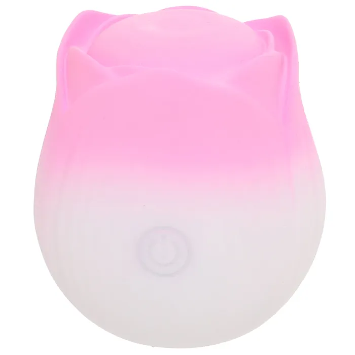 XR Brands Vibrators Bloomgasm Pulsing Petals Rose Stimulator in Pink