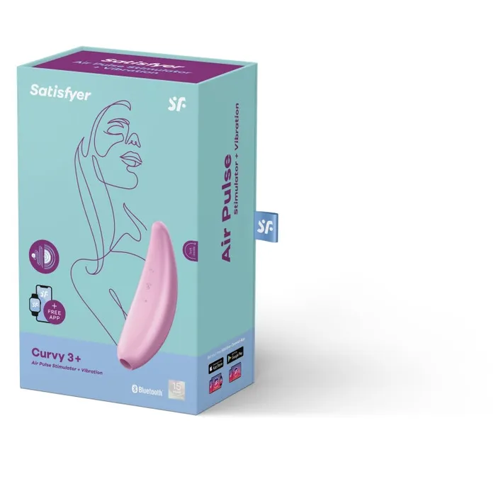 Vibrators Curvy 3 Plus Pink Satisfyer Vibrators Curvy 3 Plus Pink Satisfyer