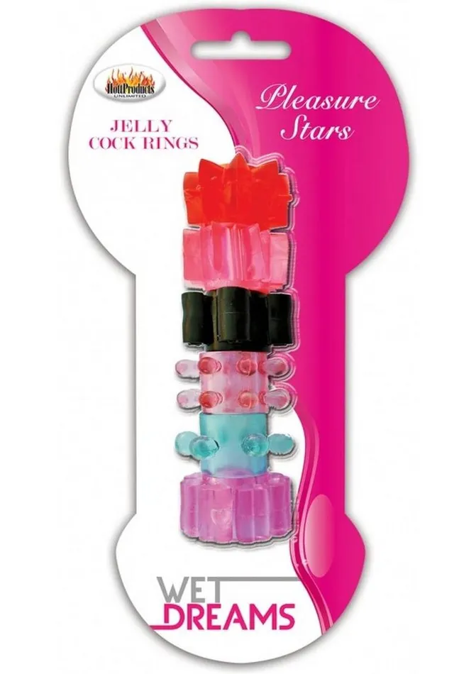 Dildos Wet Dreams Pleasure Stars Jelly Cock Rings