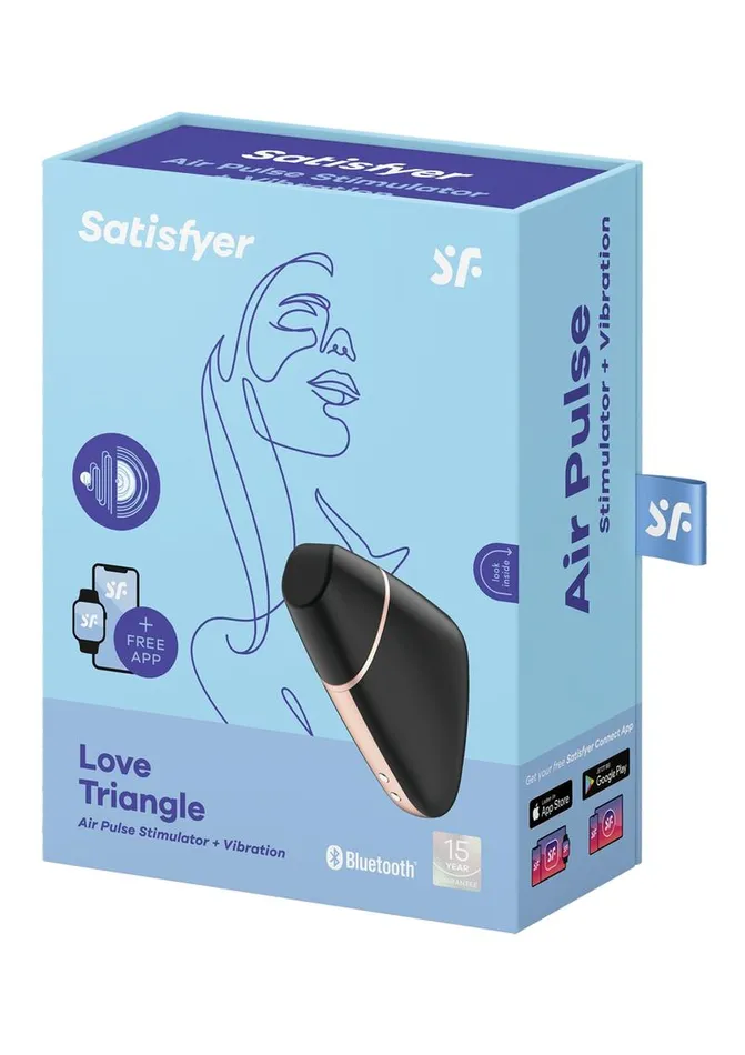 Satisfyer Female Sex Toys Satisfyer Love Triangle Rechargeable Silicone Clitoral Stimulator Satisfyer Female Sex Toys Satisfyer Love Triangle Rechargeable Silicone Clitoral Stimulator