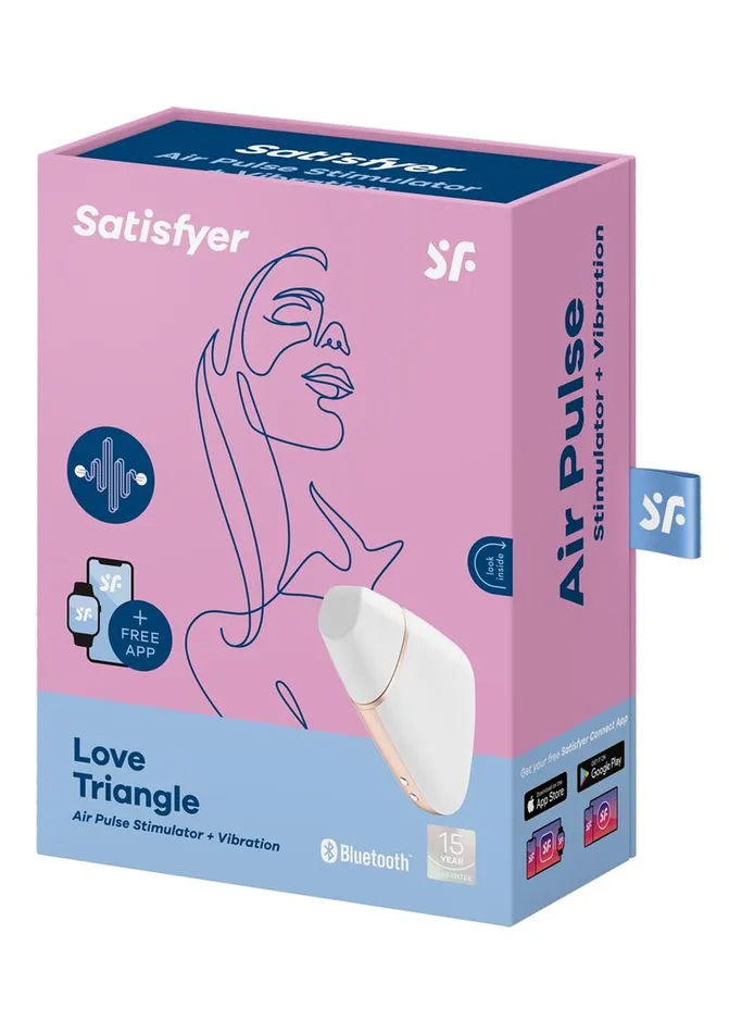 Satisfyer Female Sex Toys Satisfyer Love Triangle Rechargeable Silicone Clitoral Stimulator Satisfyer Female Sex Toys Satisfyer Love Triangle Rechargeable Silicone Clitoral Stimulator