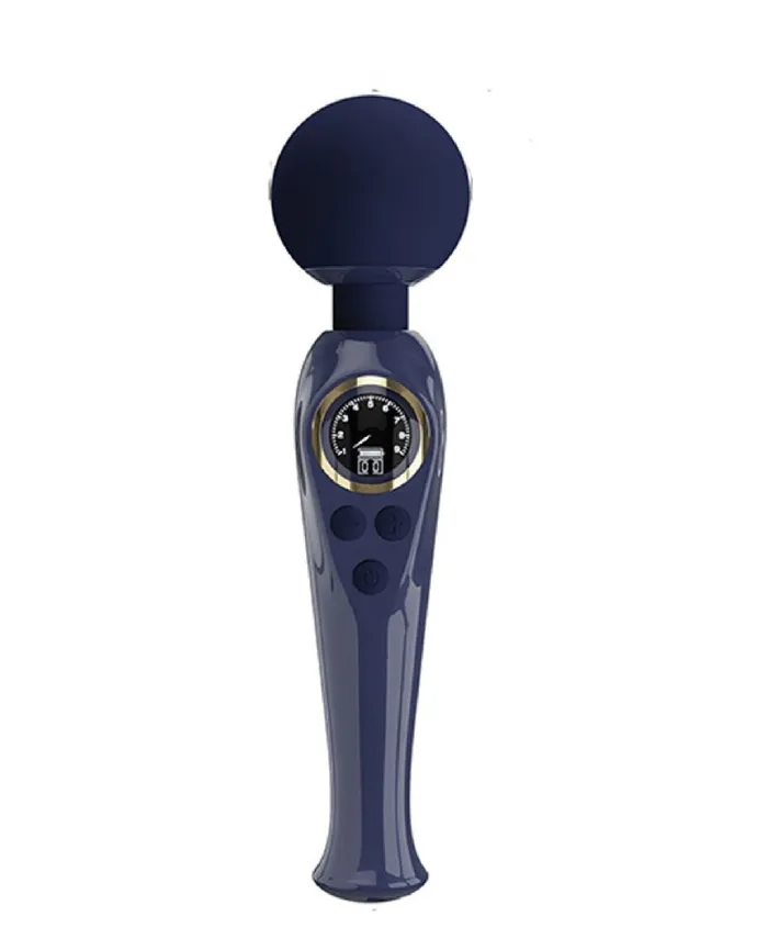 Vibrators Pretty Love Skylar Led Digital Display Wand Blue Vibrators Pretty Love Skylar Led Digital Display Wand Blue