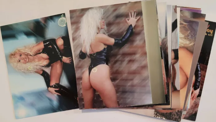 CHRISSY MOUNT JOY TRADING CARD SET SERIES I 18 CARD SET CARDS 2 3 have white circle Murdocs Cards Anal CHRISSY MOUNT JOY TRADING CARD SET SERIES I 18 CARD SET CARDS 2 3 have white circle Murdocs Cards Anal