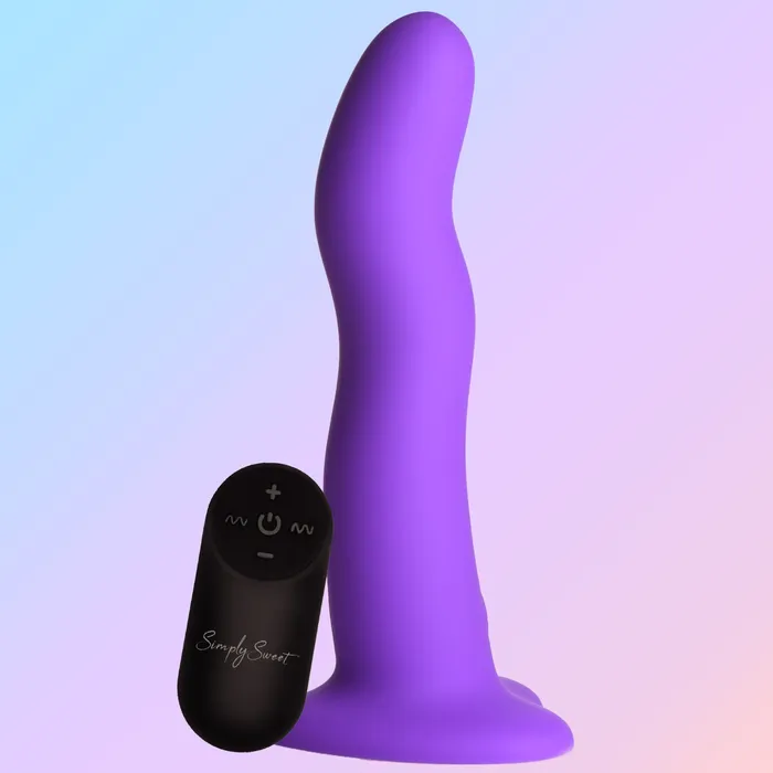 Curve Toys Female Sex Toys Vibrating Wavy Dildo