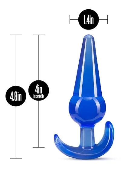 Blush B Yours Blue Large Anal Plug Blush Anal