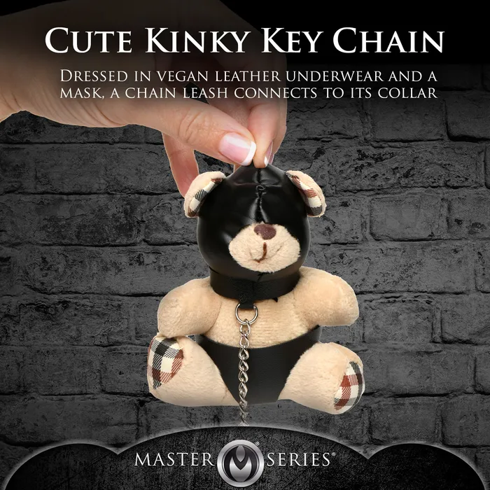 Vibrators Master Series Hooded Teddy Bear Keychain