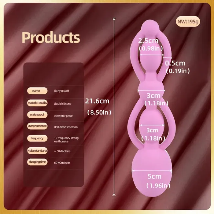 Xinghaoya Female Sex Toys Soft Silicone Beads Vibrator