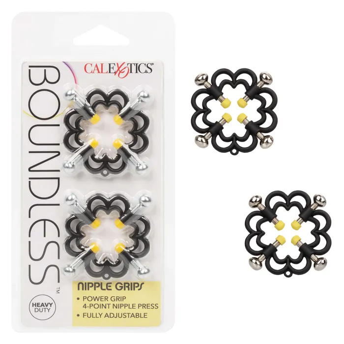 Anal CalExotics Boundless Nipple Grips Black Anal CalExotics Boundless Nipple Grips Black