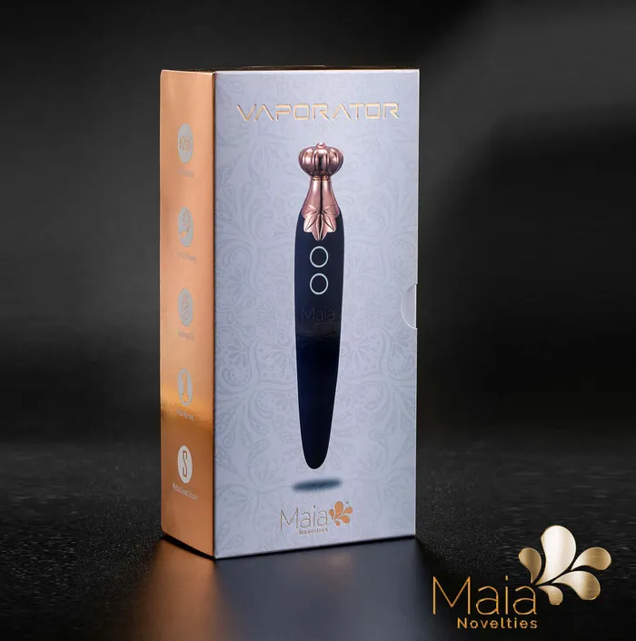 Anal Maia Toys Vaporator Silicone Vibrator 420 Series Black Anal Maia Toys Vaporator Silicone Vibrator 420 Series Black