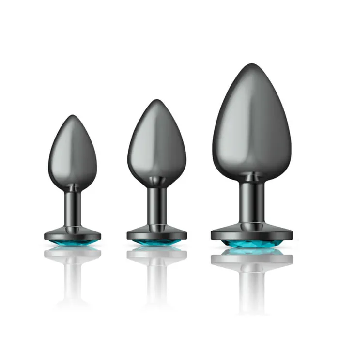 Anal Viben Cheeky Charms Metal Butt Plug Gunmetal Round Teal Kit Preorder Only Anal Viben Cheeky Charms Metal Butt Plug Gunmetal Round Teal Kit Preorder Only