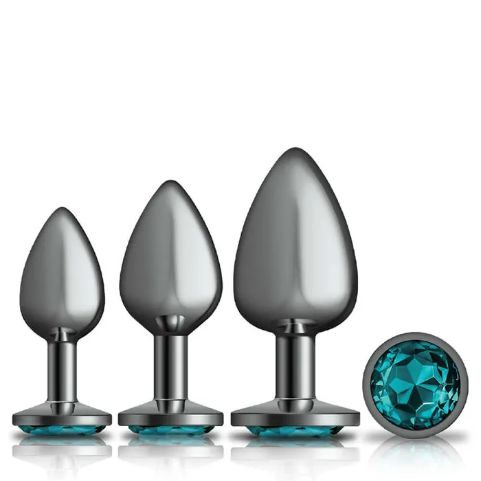 Anal Viben Cheeky Charms Metal Butt Plug Gunmetal Round Teal Kit Preorder Only Anal Viben Cheeky Charms Metal Butt Plug Gunmetal Round Teal Kit Preorder Only