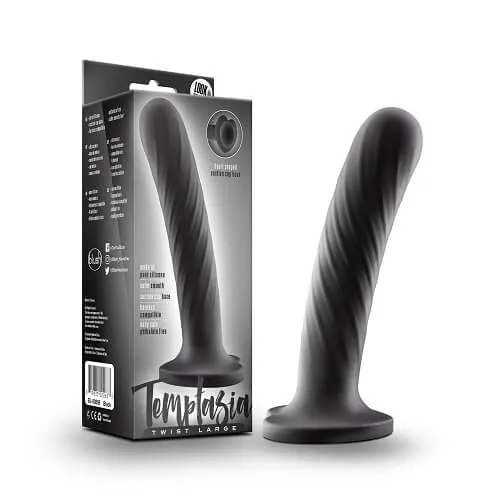 Blush Novelties Female Sex Toys Twist Silicone Dildo with Suction Cup Large