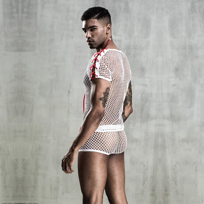 CJ Female Sex Toys Mens Erotic Netting White Doctor Uniform