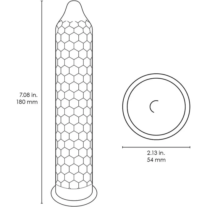 Lelo Male Sex Toys Lelo Hex Original Condoms 3 Pack
