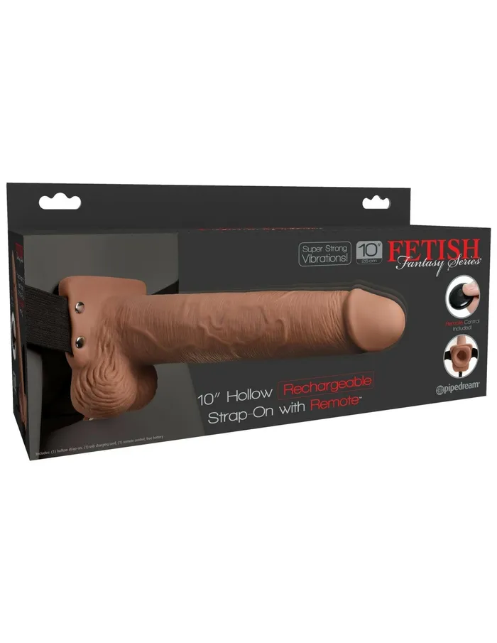Pipedream Female Sex Toys Fetish Fantasy Series 10 Hollow Rechargeable Strapon With Remote Tan Pipedream Female Sex Toys Fetish Fantasy Series 10 Hollow Rechargeable Strapon With Remote Tan