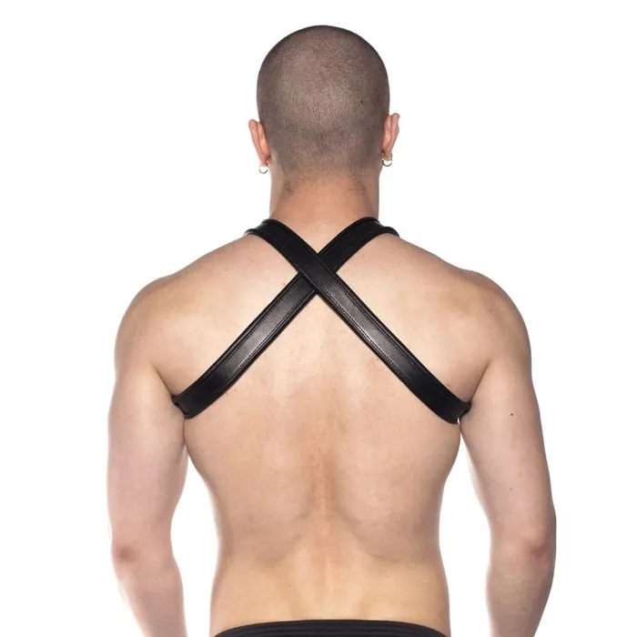 Prowler Red Anal Prowler RED Cross Harness Black SM