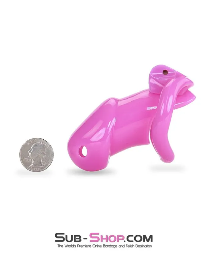 0395AESIS Hot Pink Hussy High Security Sissy Chastity Tease and Denial Sensation Device Ali Express Vibrators