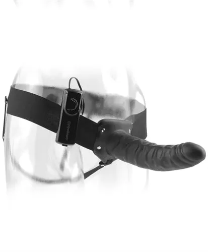 Anal 8Inch Vibrating StrapOn Adjustable Speeds for Fun and Adventure Pipedream