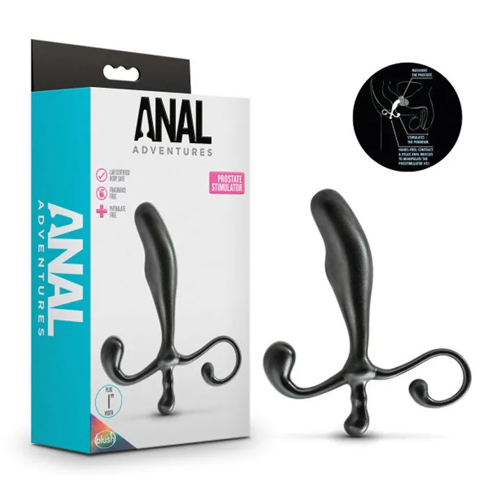 Anal Adventures Prostate Stimulator Black Blush Anal Anal Adventures Prostate Stimulator Black Blush Anal