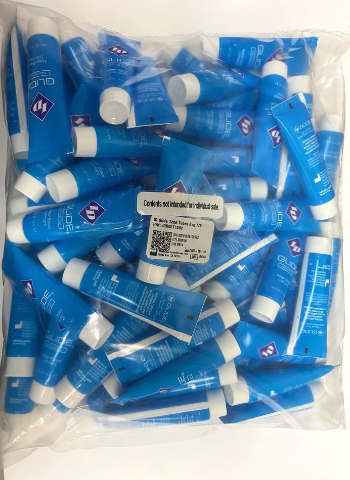 Anal ID Lubricants Glide 12ml Tubes Bag of 72