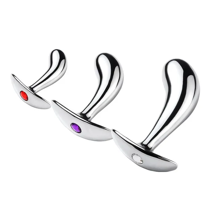Anal Moonwell 0339M Prostate Pleaser Stainless Steel Butt Plug
