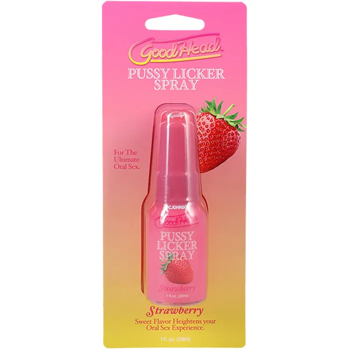 Goodhead Pussy Licker Spray Strawberry 1 Fl Oz Doc Johnson Male Sex Toys Goodhead Pussy Licker Spray Strawberry 1 Fl Oz Doc Johnson Male Sex Toys