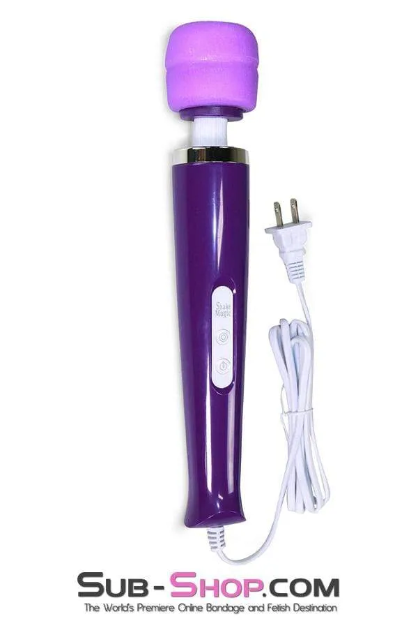 Moonwell Vibrators 1842DL Euro Plug 10 Function Love Magic Massager Purple