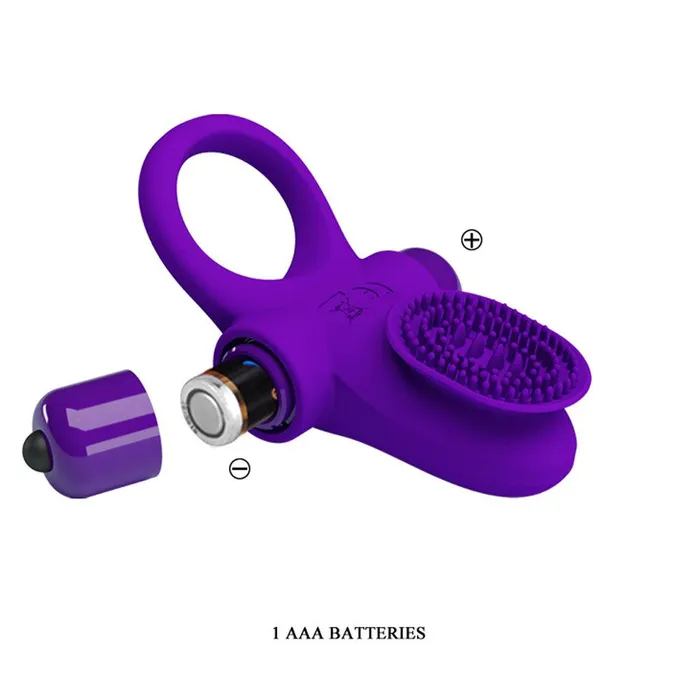 Pretty Love Vibrators Pretty Love Vibrating Cock Ring II Purple