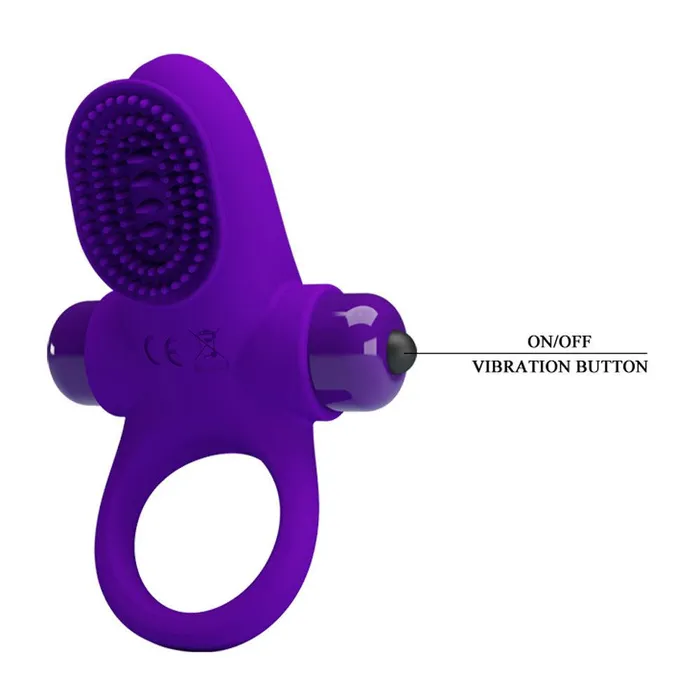 Pretty Love Vibrators Pretty Love Vibrating Cock Ring II Purple