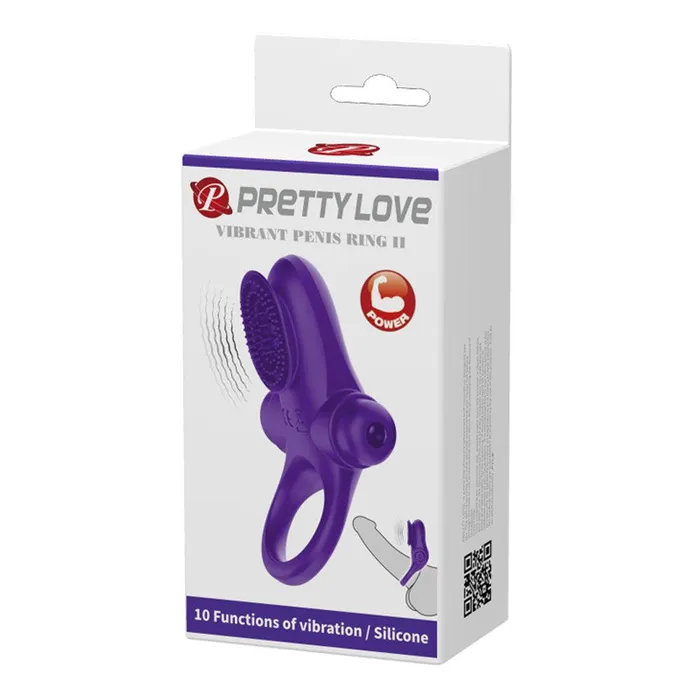 Pretty Love Vibrators Pretty Love Vibrating Cock Ring II Purple