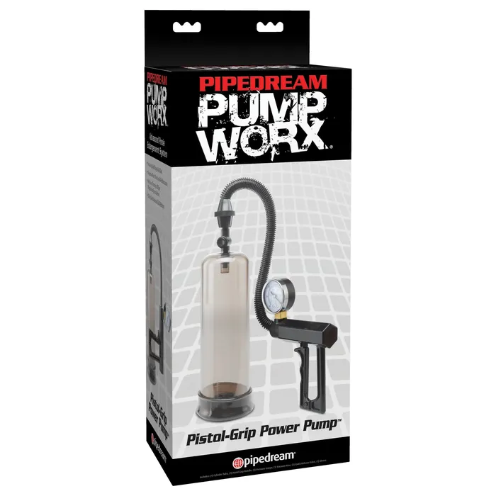 Pump Worx PistolGrip Power Pump Black Pipedream Male Sex Toys Pump Worx PistolGrip Power Pump Black Pipedream Male Sex Toys